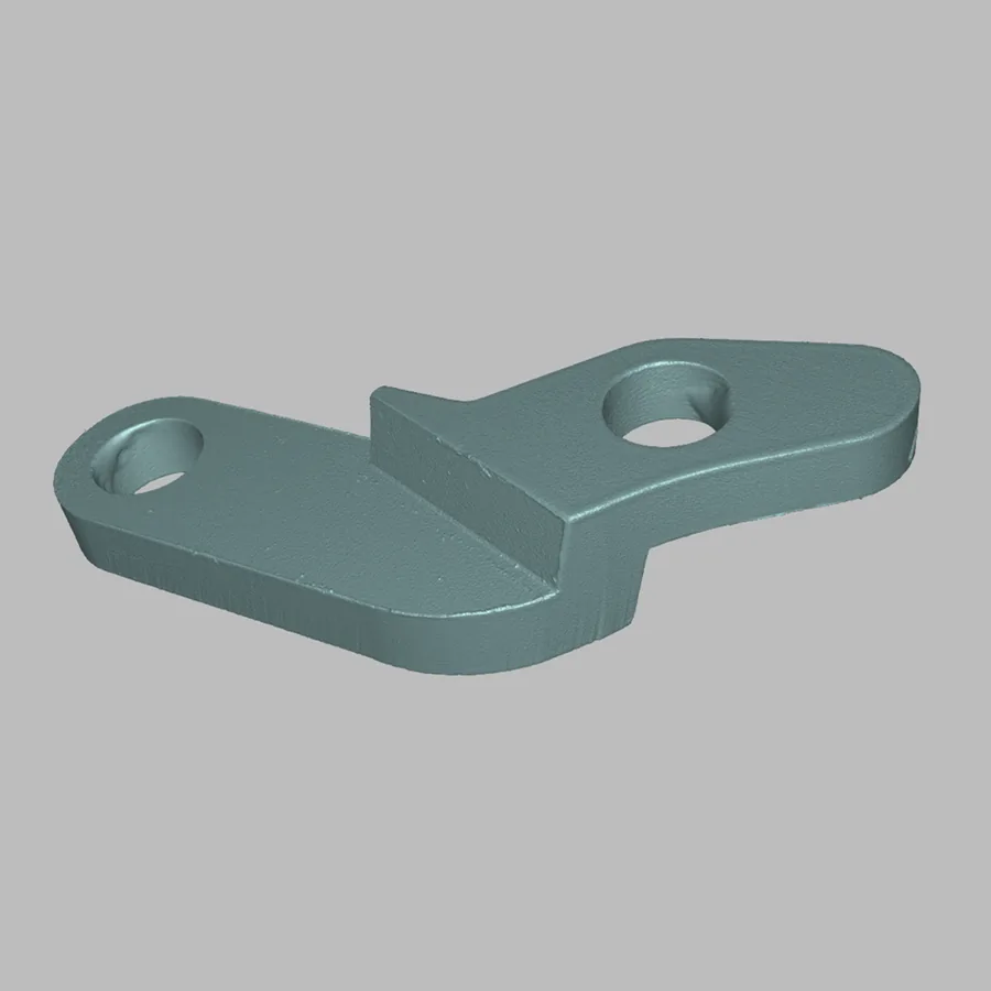 Digitalisiertes Bauteil als 3D-Scan-Mesh